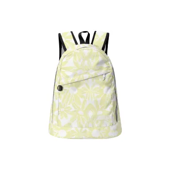 LOVVVVE Polyester Backpack Unisex Light Yellow