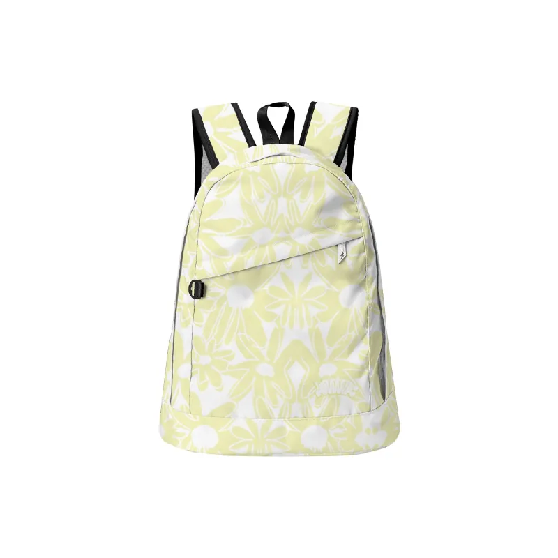 LOVVVVE Polyester Backpack Unisex Light Yellow-0