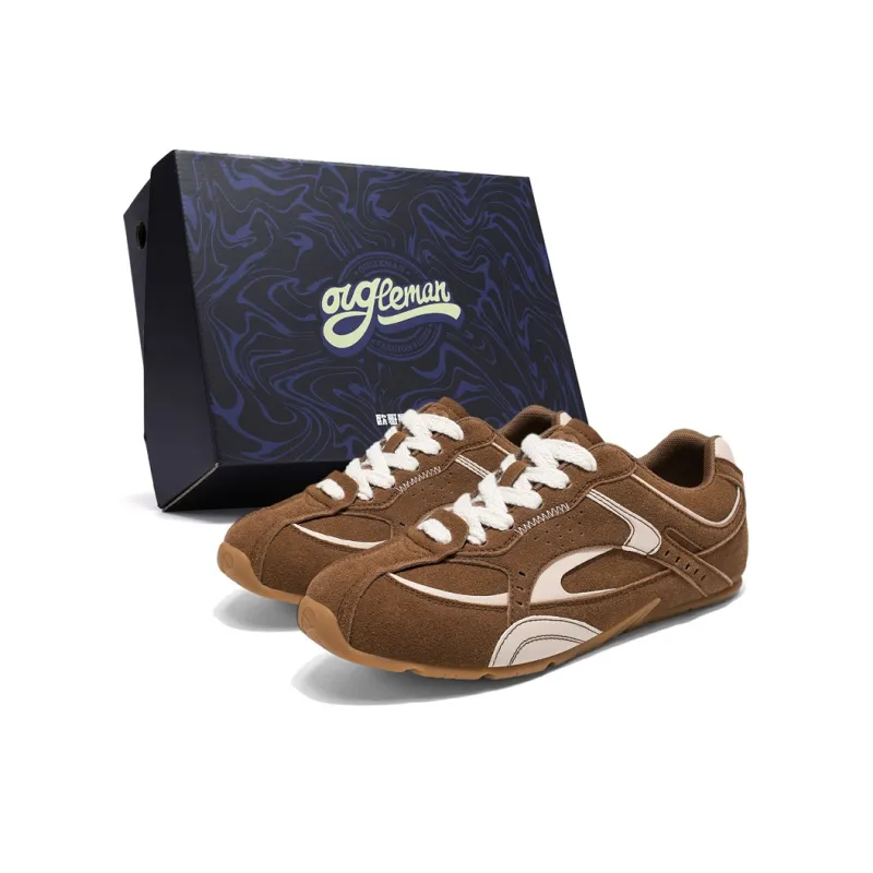 OUGLEMEN Slip Resistant, Abrasion Resistant, Lightweight Coverage Low Top Casual Shoes Men's-1