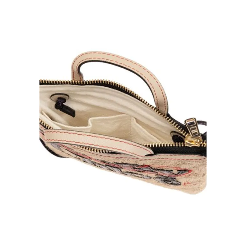 See By Chloe Hemp With Calfskin Shoulder Bag, Crossbody Bag, Handbag Women's Beige-4