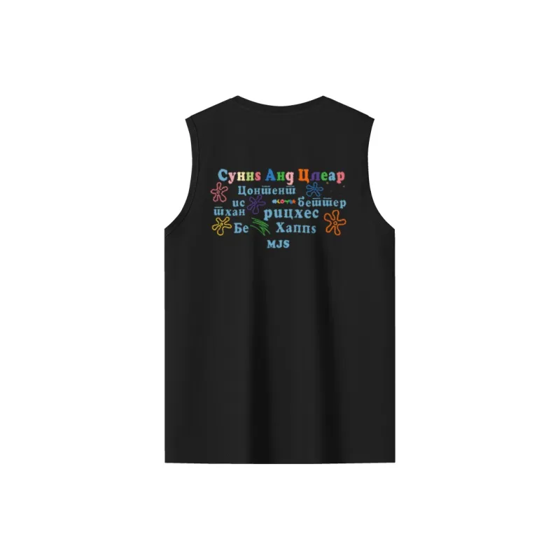 Cotton Gene Tank Tops Unisex-4