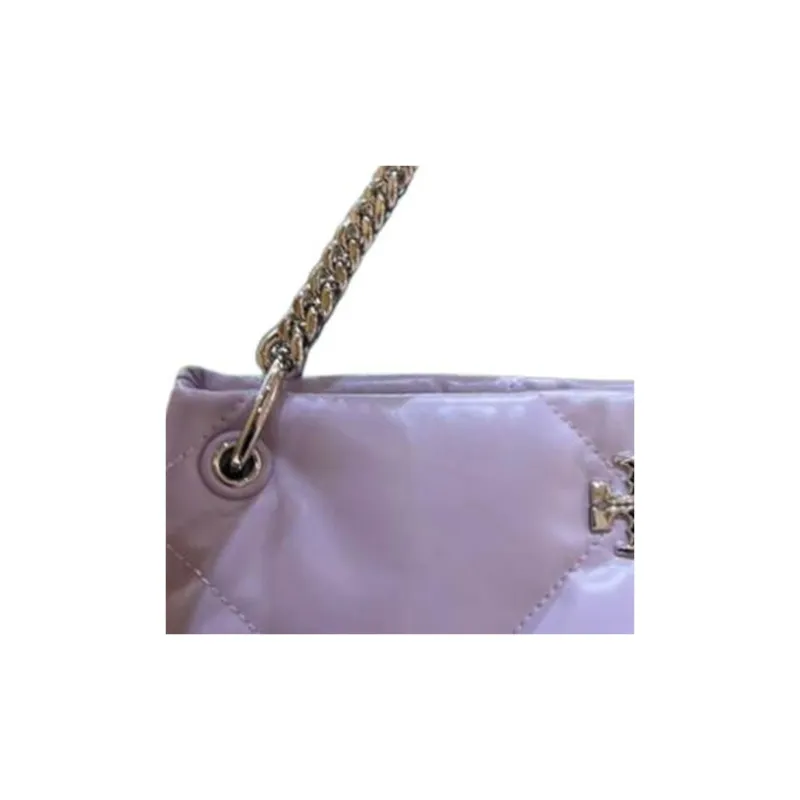 TORY BURCH Kira Cow Leather Shoulder Bag Trumpets Women's Heather Purple-2
