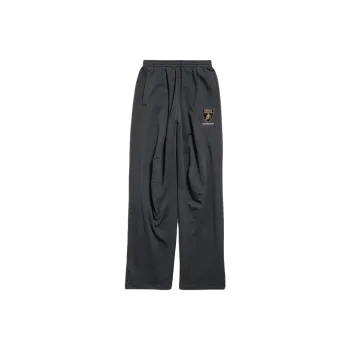 Balenciaga x Automobili Lamborghini Knitted Sweatpants Regular Fit Men's Black