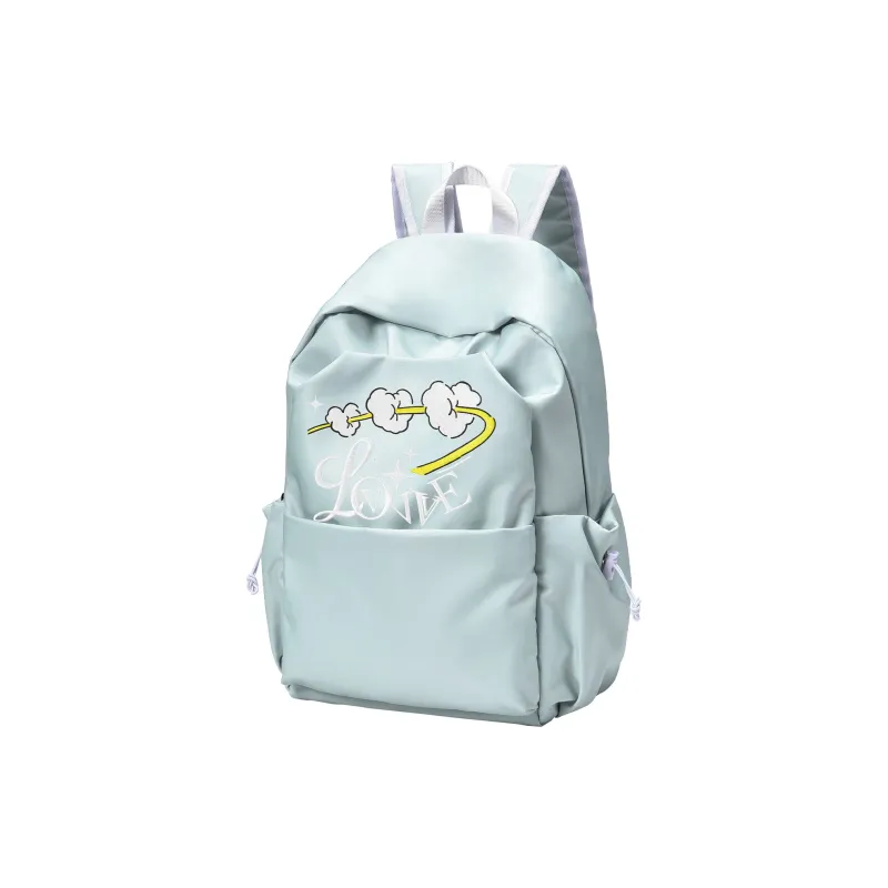DRACONITE Polyester Backpack Regular Unisex Gray Blue-1