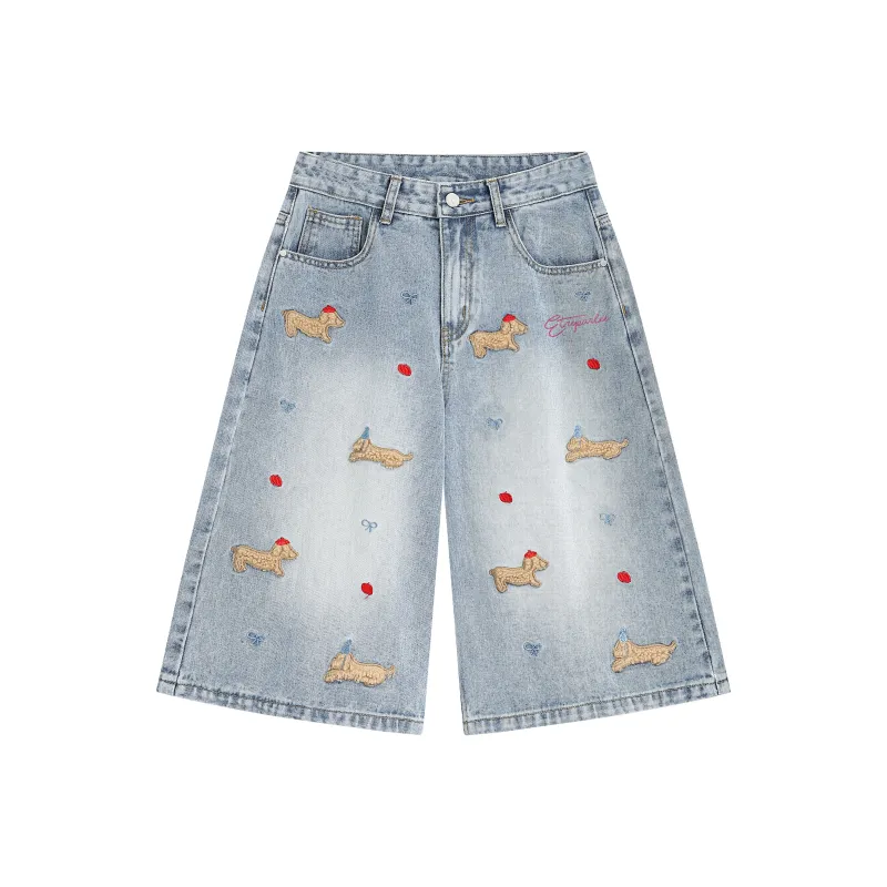 Être Par Lee Denim Shorts Unisex-0