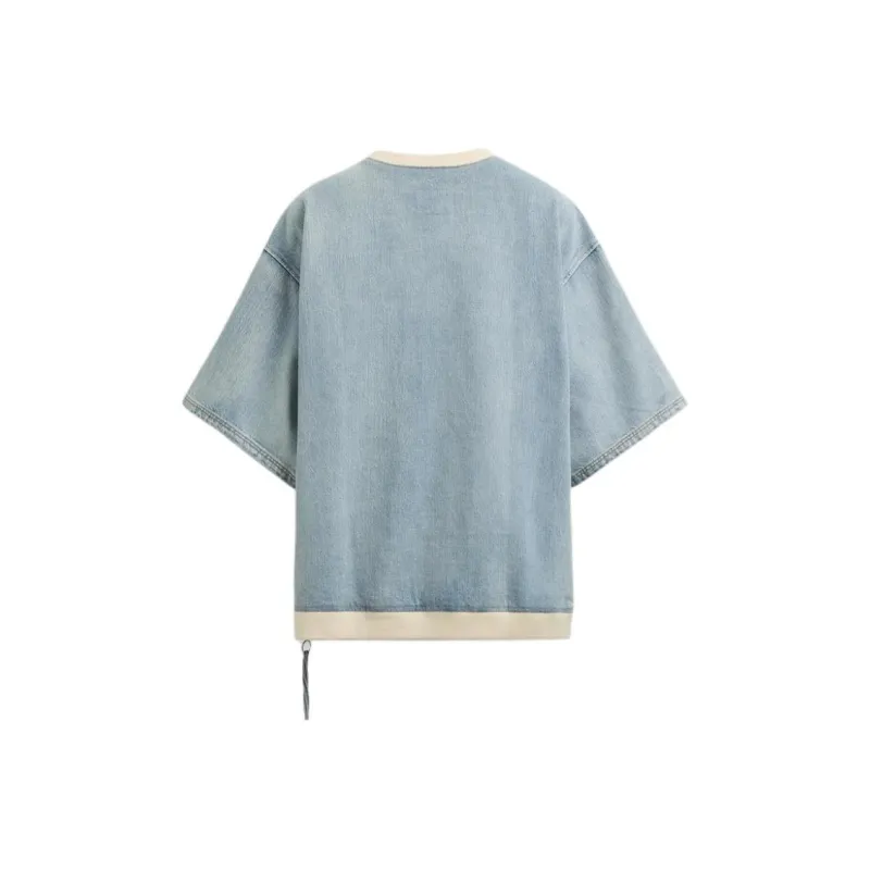 ZARA Sweatshirts Men Light Blue-1
