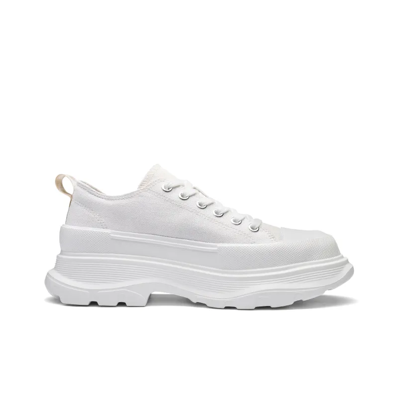 Kappa Back to Back Low Top Skateboard Shoes Women's Classic White-1