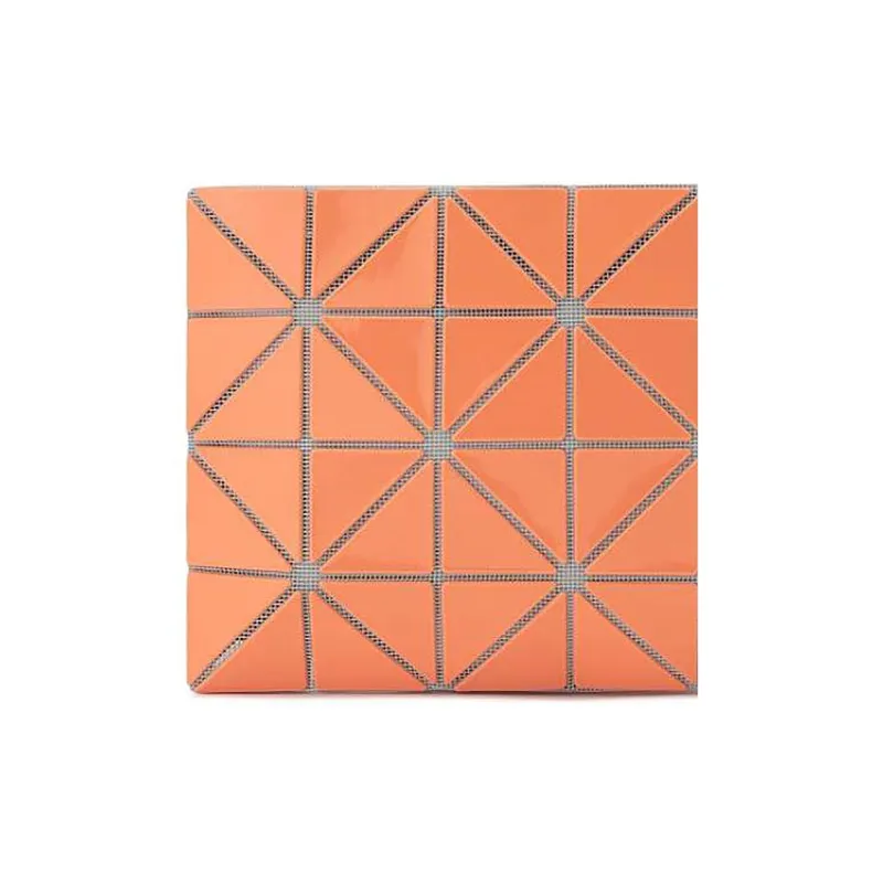 ISSEY MIYAKE PVC Polyvinyl Chloride Resin Clutch Women's Orange-3