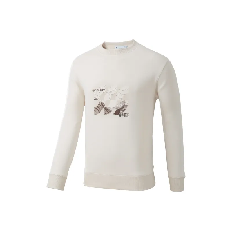 HLA Sweatshirts Men Beige Apricot 5D-0