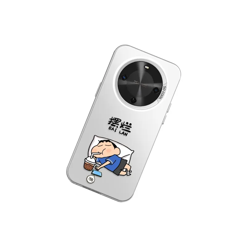 YAOCAI Acrylic Material Shin Chan Slacking Off H1 Phone Cases Compatibility With MVMOM 30/20 Trendy And Cool-8