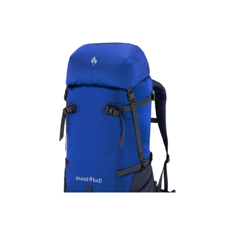 MONTBELL Backpack Mountaineering Outdoor Bag Nylon 50L Blue Unisex-3
