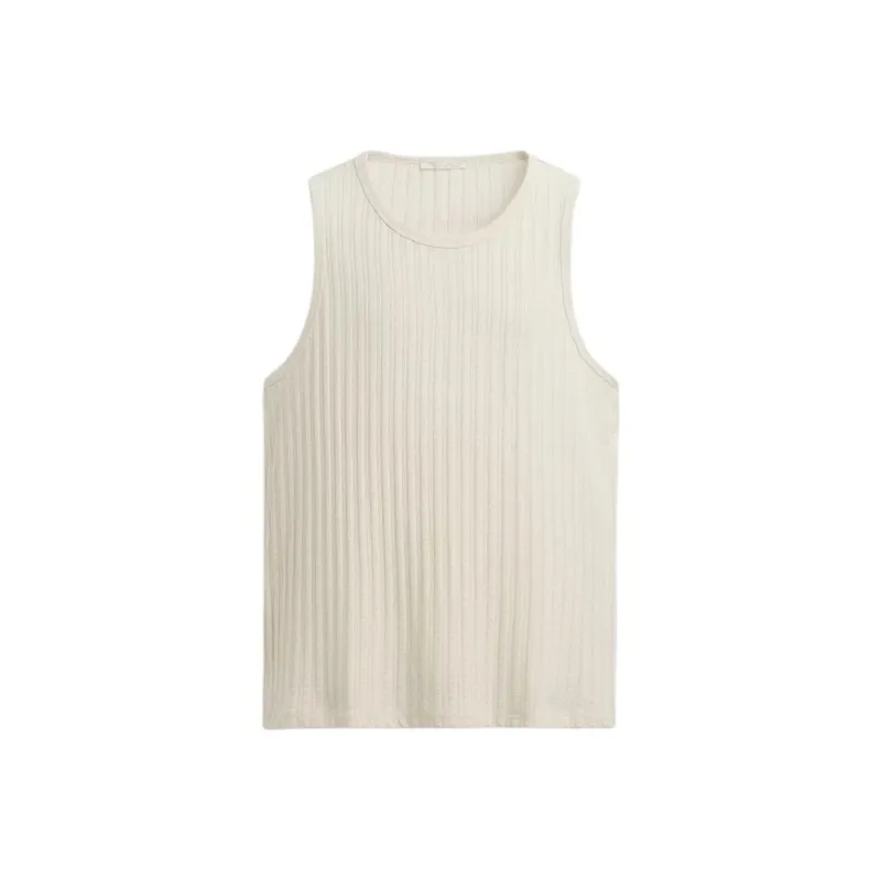 ZARA Tank Tops Men White-0