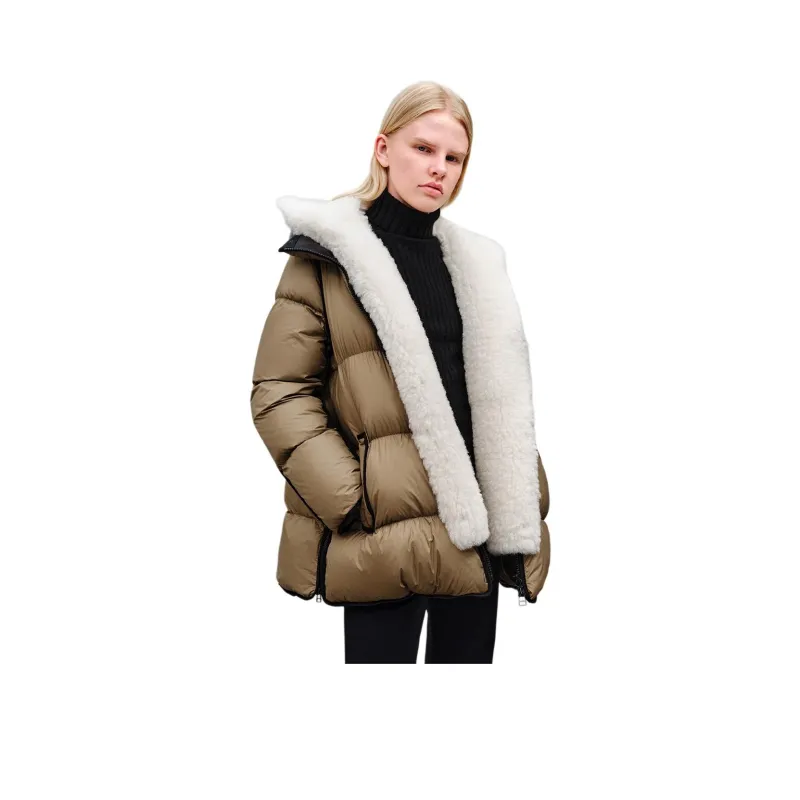 INSUN Down Jackets Women's Olive Green-1