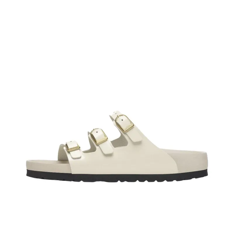 Birkenstock Florida EVA Abrasion Resistant Slide Slippers Women's Ecru-0