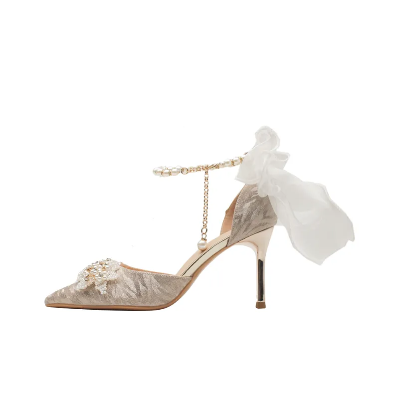 GOSO High Heels Women's Gold/Silver-0