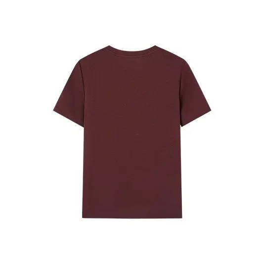 HDFULERN T Shirts Women's Red Brown-1