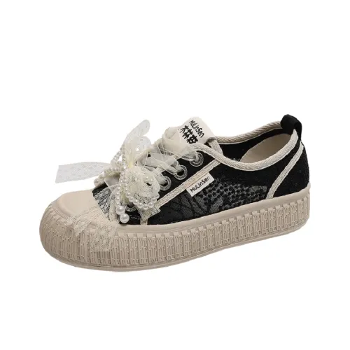 Mulinsen Espadrilles Abrasion Resistant, Lightweight, And Breathable Low Top Skateboard Shoes Women's
