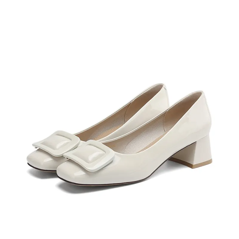 HLA Chunky Heel High Heels 5CM Women's-1