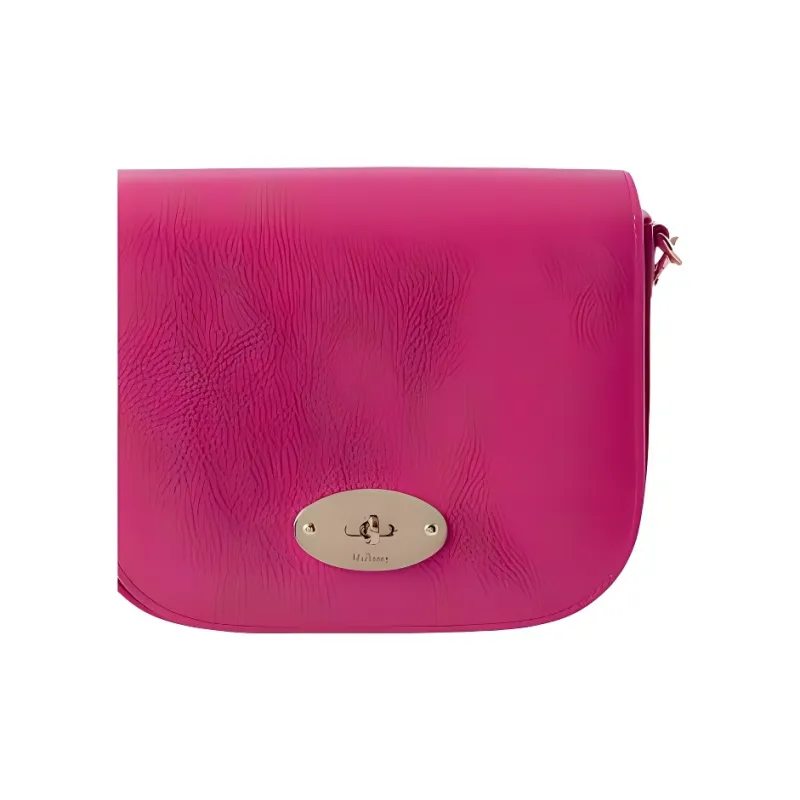 Mulberry Darley Leather Briefcase Clutch Shoulder Bag Crossbody Bag Small Size Women's Pink-4