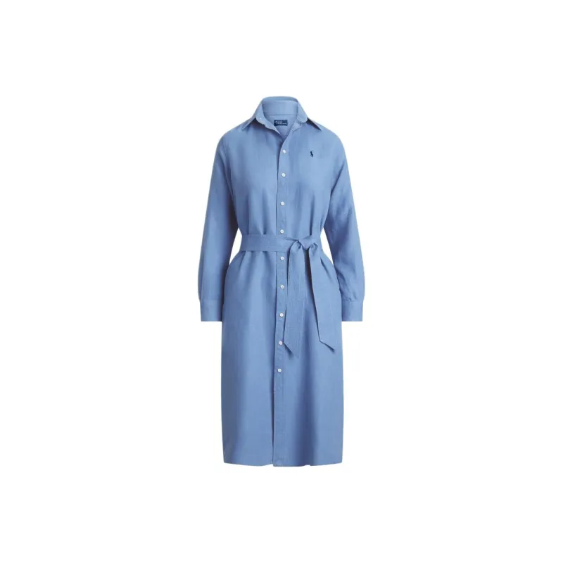 Polo Ralph Lauren Long Sleeved Dress Women's Blue-0