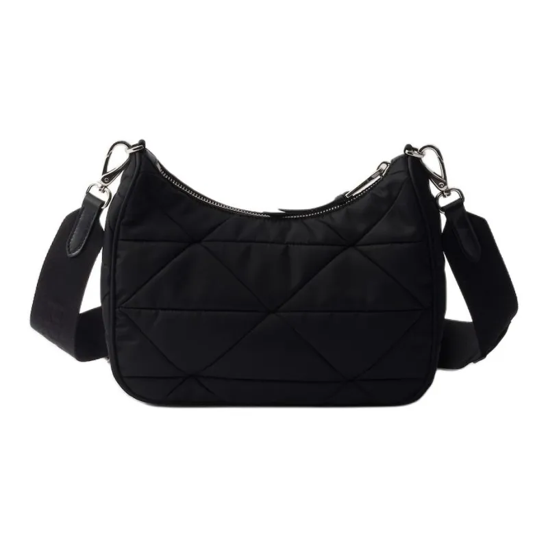 PRADA Recycled Polyamide Shoulder Bag Women's Black-3