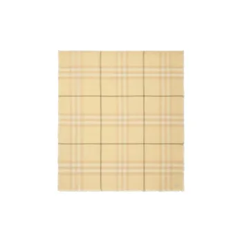 Burberry Wool Knit Scarves Unisex Yellow