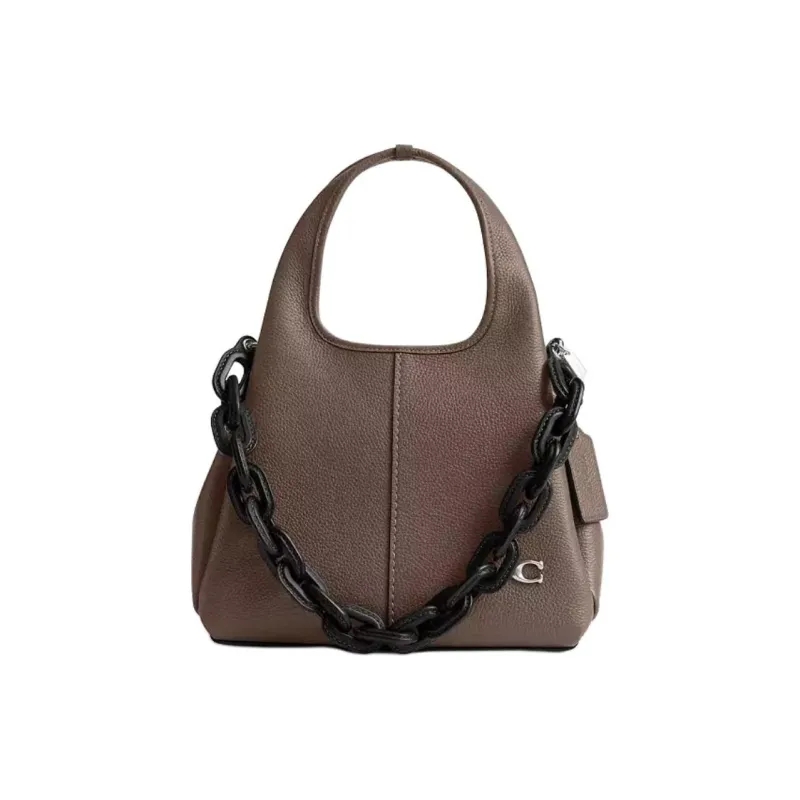 COACH Leather Bag Strap Women's Black-1