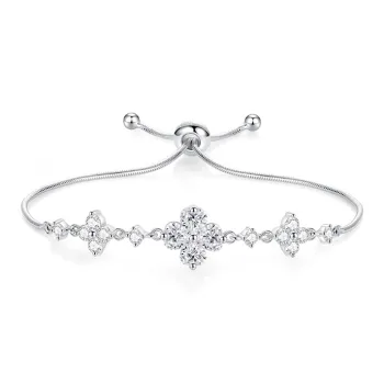 Heart Grass S925 Silver Bracelets Women's