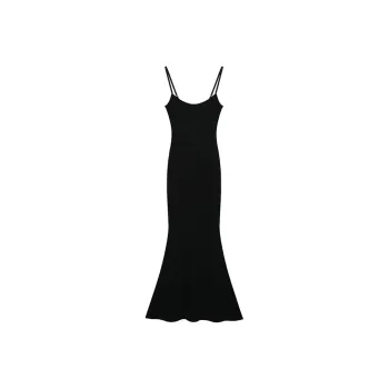 Incolore Slip Dresses Women's Black
