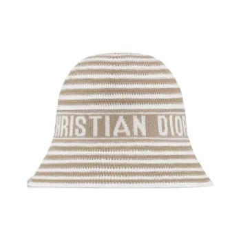 DIOR Polyamide Bucket Hats Unisex Beige