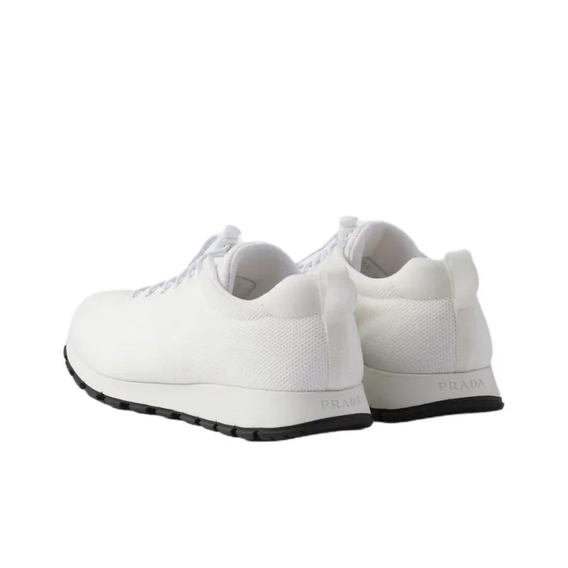 PRADA Low Top Casual Shoes Men's White-3