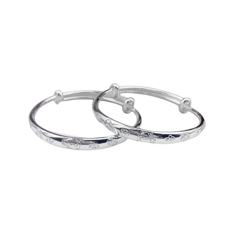 Phoenix Temple Jewelry 999 Fine Silver Sterling Silver Bracelets Kids'-0