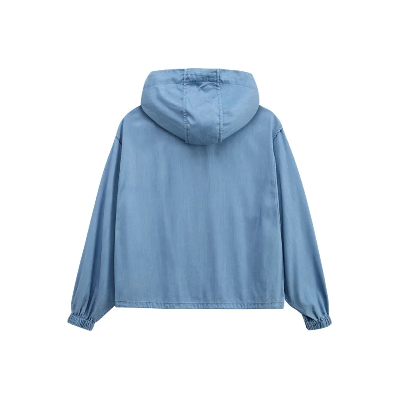 ONIARAI Denim Jackets Women's Denim Blue-1