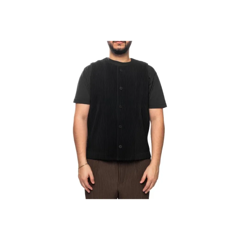 ISSEY MIYAKE Tank Top Men's Black-0