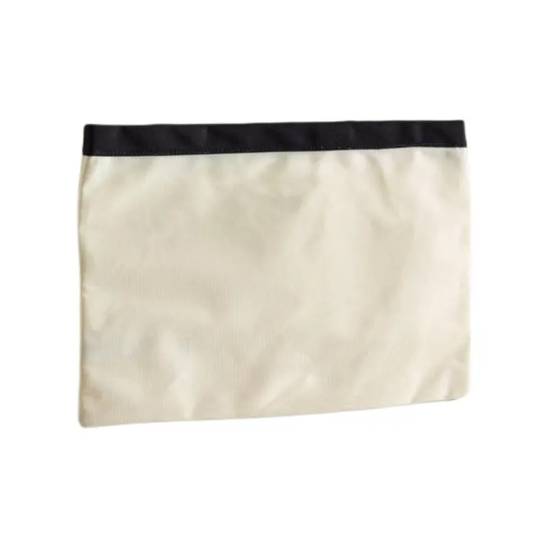 ZARA Polyester Toiletry Bag Tubas Unisex Light Beige Yellow-1