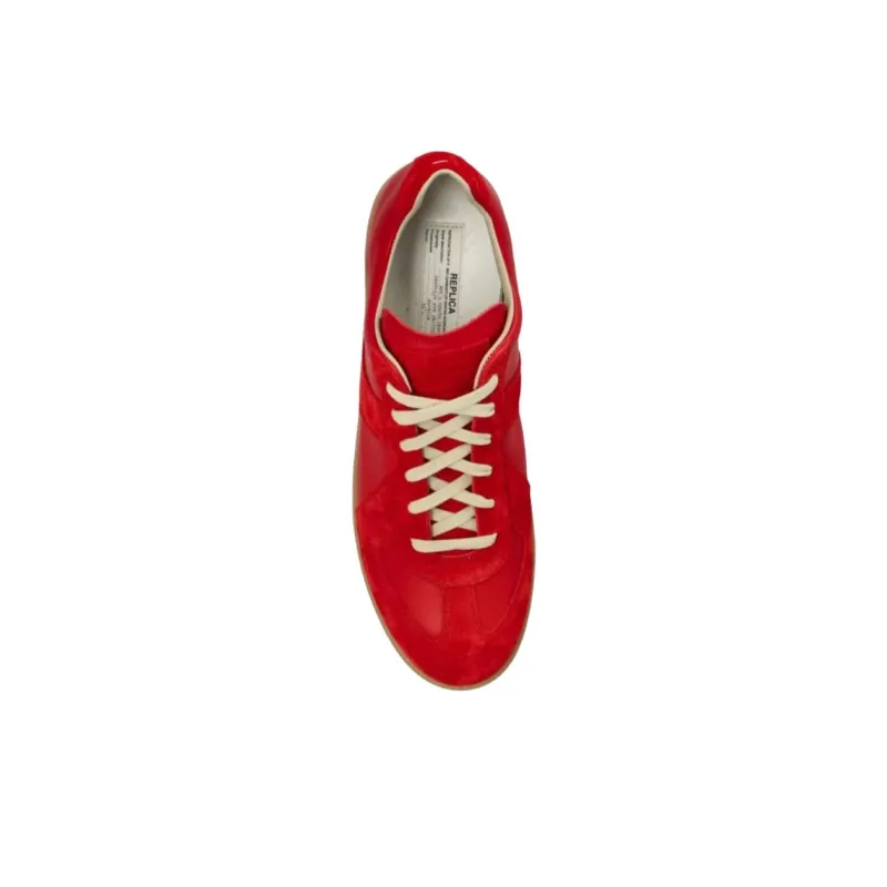 Maison Margiela Low Top Skateboard Shoes Men's Red-4
