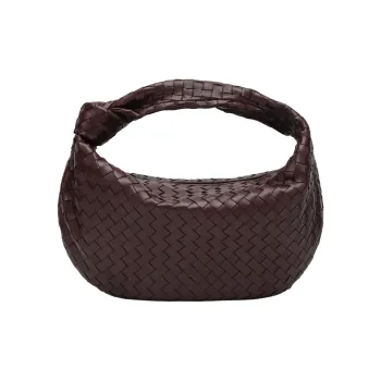 Bottega Veneta JODIE Leather Handbag Women's Brown