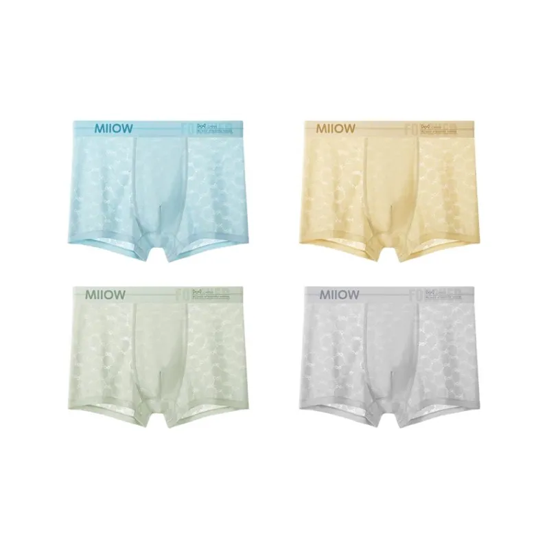 MIIOW Trendy Party Collection Cooling Summer Collection Underpants Men's Combo Set-16