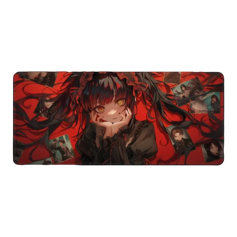 DANYIN Extra Large Date A Live Table Mats Esports Gaming Keyboard Pads Kurumi Tokisaki Anime Home Mouse Pads Mouse Pads-5