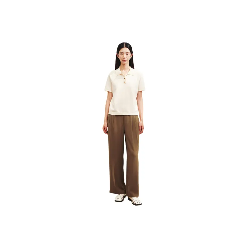 INSUN Polo Shirts Women's Ecru-0