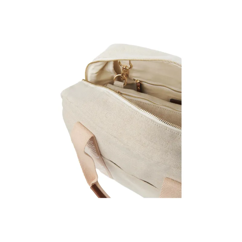 Chloe Jute One Shoulder Handbag Unisex Beige-4
