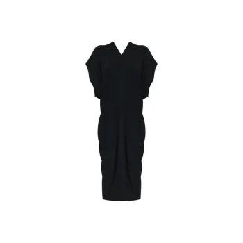 MM6 Maison Margiela Short Sleeved Dress Women's Black