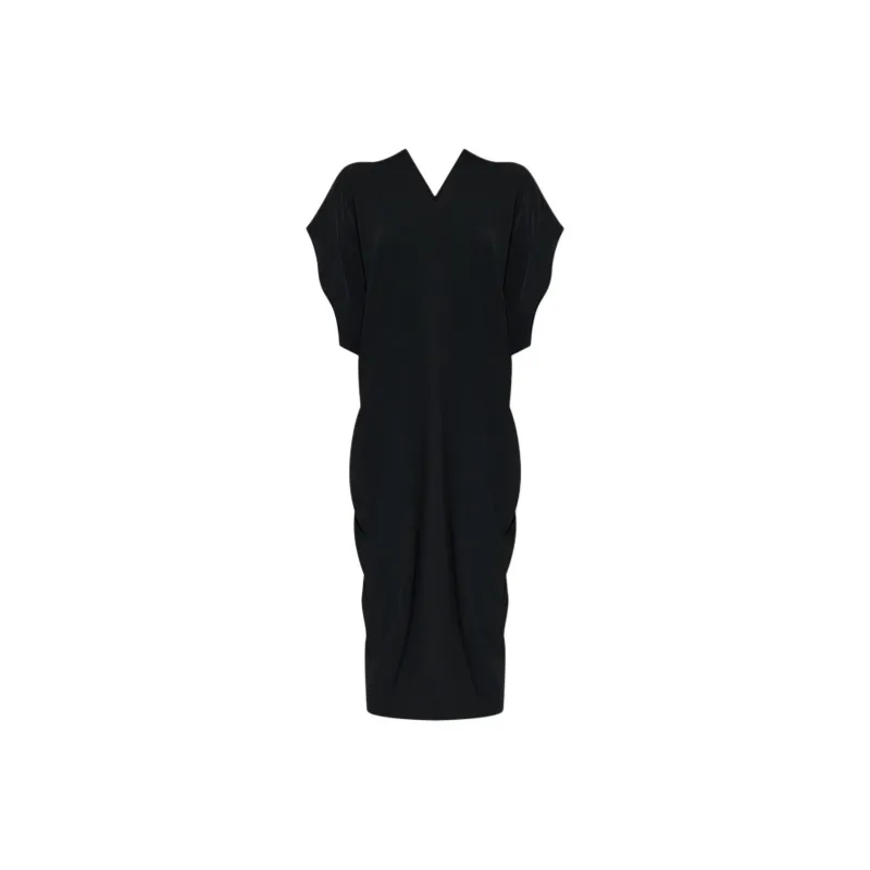MM6 Maison Margiela Short Sleeved Dress Women's Black-0