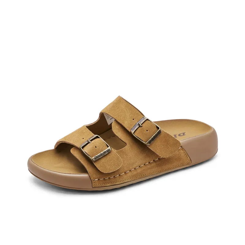 Dickies Slide Slippers Women's Brown/Khaki/Yellow/Pink-1