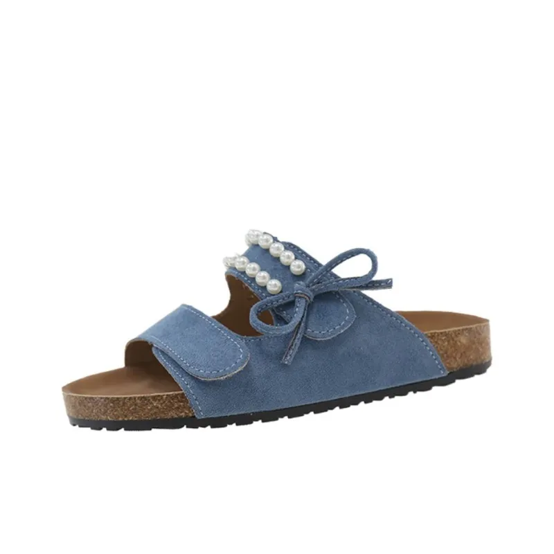 WUJI Rubber Sole Slip Resistant Abrasion Resistant Slide Slippers Women's-3