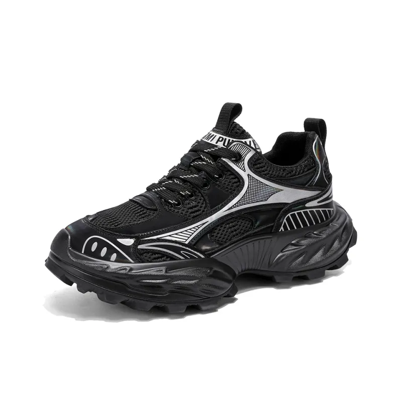 Kinglake Anti Slip Wear Resistant Low Top Chunky Sneakers Men's-8