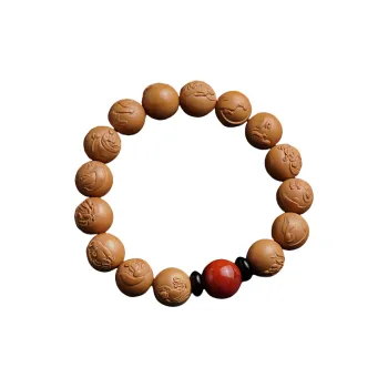 PINK U Monkey Head Walnut Bracelets Unisex