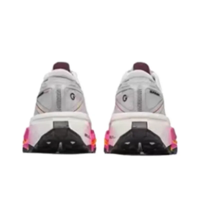 Anta Hunter Fury 2 Non slip Support Low Top Carbon Plate Running Shoes Men's Gray Pink-2