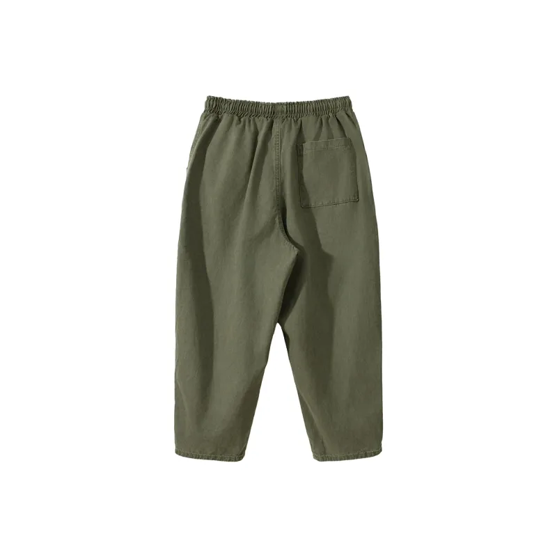 ASEDE Casual Pants Unisex Army Green-1