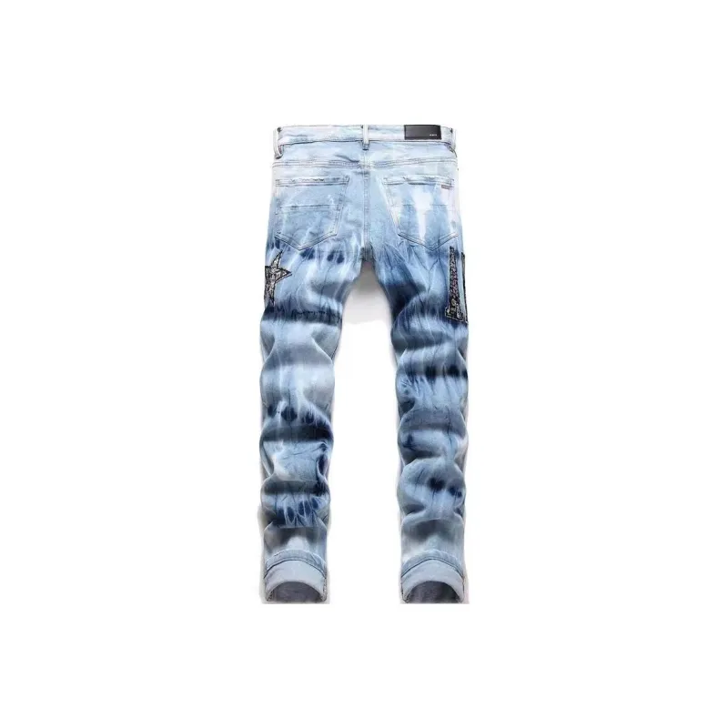 PAINT STAIN Jeans Unisex-25